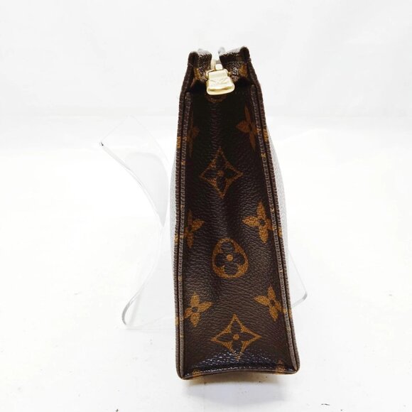 Louis Vuitton Cosmetic Pouch Poche Toilette 19 Brown Monogram mon390-103125 - Picture 3 of 16